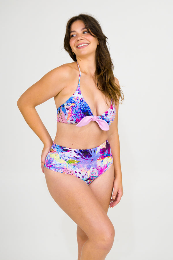 Blessings Silky - High Waisted Extra Coverage Bikini Bottoms