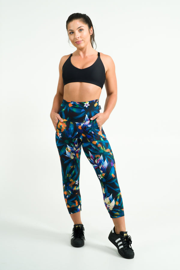 Down To Earth Soft To Touch - Jogger Capris W/ Pockets