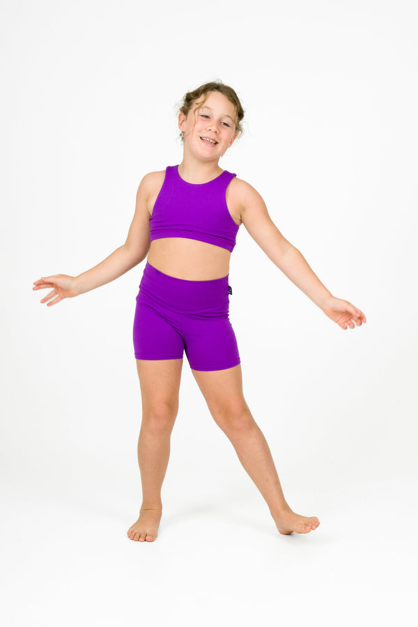 Purple Body Contouring - Kids Booty Shorts