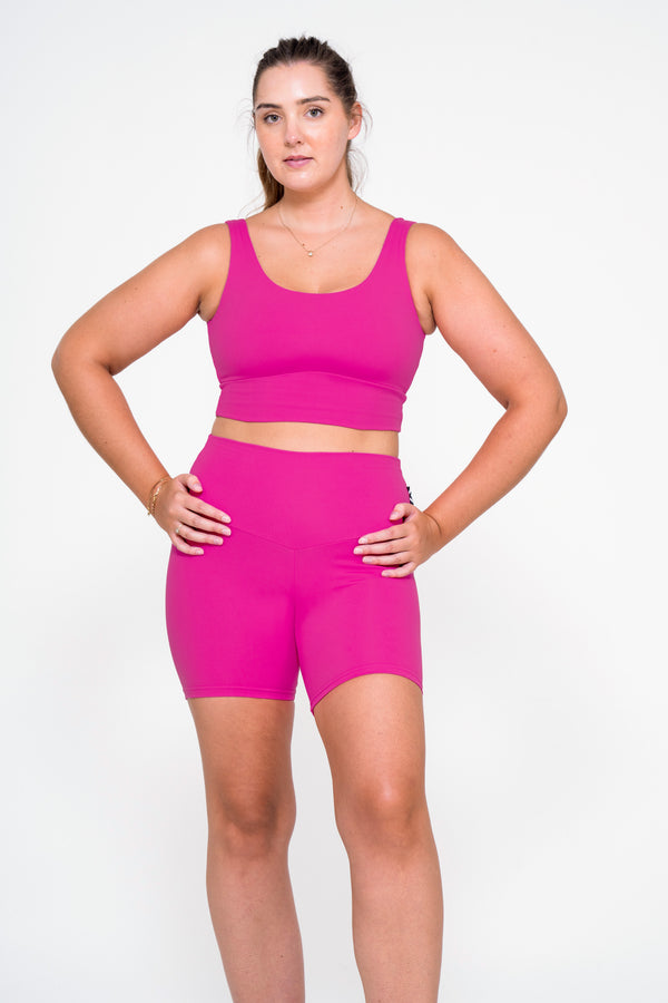 Pink Body Contouring - High Waisted Booty Shorts