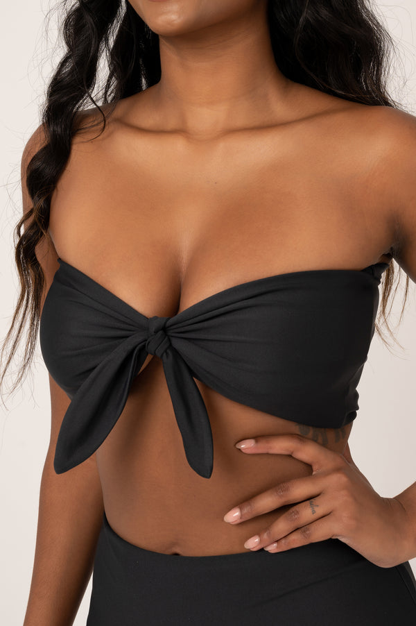 Black Performance - Bandeau Bikini Top