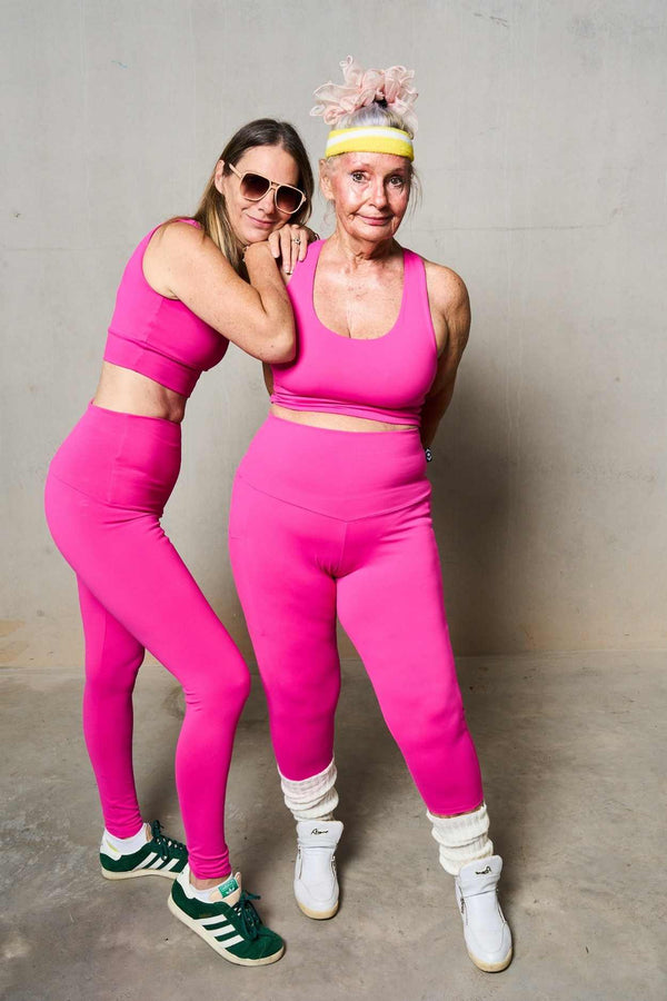 Pink Body Contouring - High Waisted Leggings