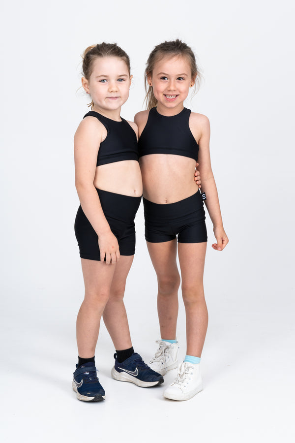 Black Performance - Kids Booty Shorts