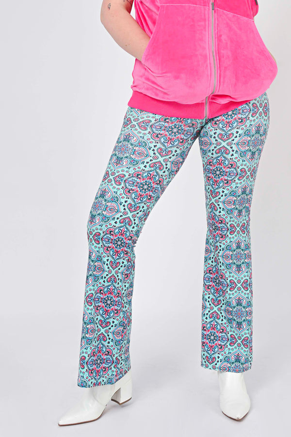 Blue Belle Soft To Touch - High Waisted Bootleg Pant