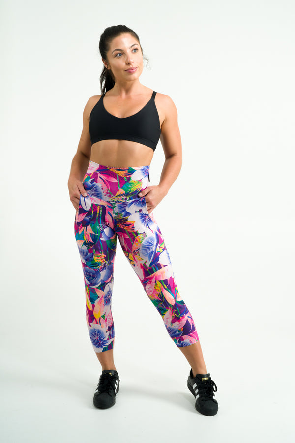 Down The Garden Path Soft To Touch - Jogger Capris W/ Pockets