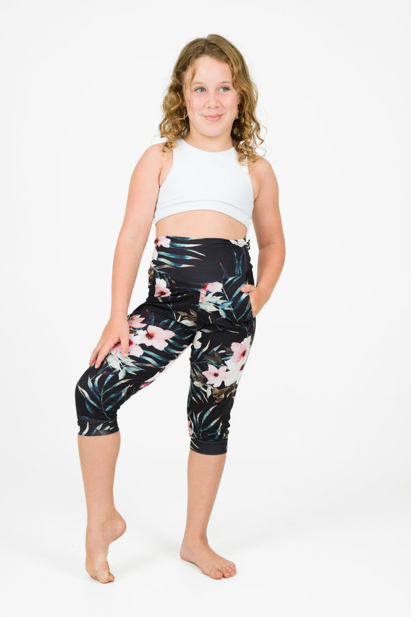 Exotic At Heart Soft to Touch - Kids Jogger Capris - Exoticathletica
