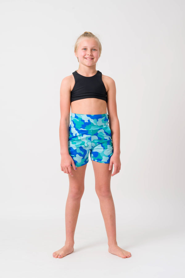 Hide And Sneak Blue Soft To Touch - Kids Jogger Shorts