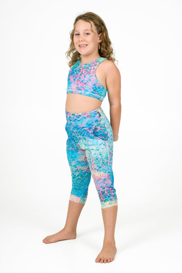 Mermaid Jag Soft to Touch - Kids Jogger Capris