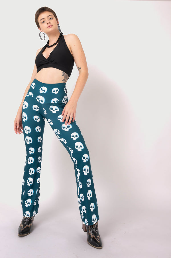Out Of Your Skull Soft To Touch - High Waisted Bootleg Pant