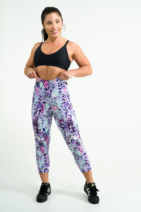 Pastel Dreams Soft to Touch - Jogger Capris w/ Pockets
