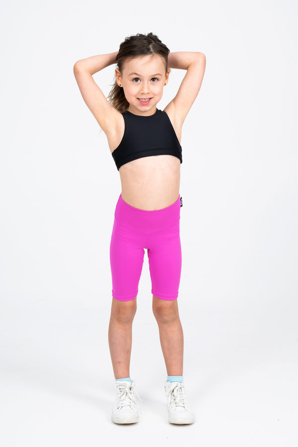 Pink Body Contouring - Kids Long Shorts