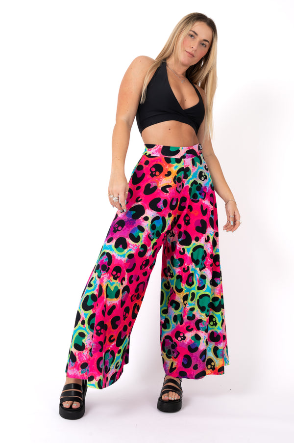 Rave In The Grave Silky - Palazzo Pant