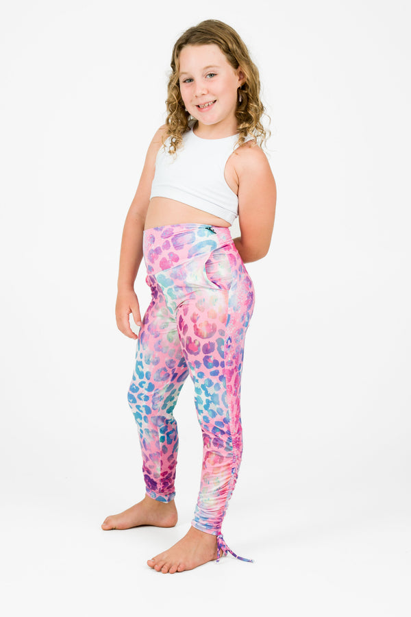 Rainbow Jag Soft To Touch - Kids Jogger Long Tie Sides W/ Pockets