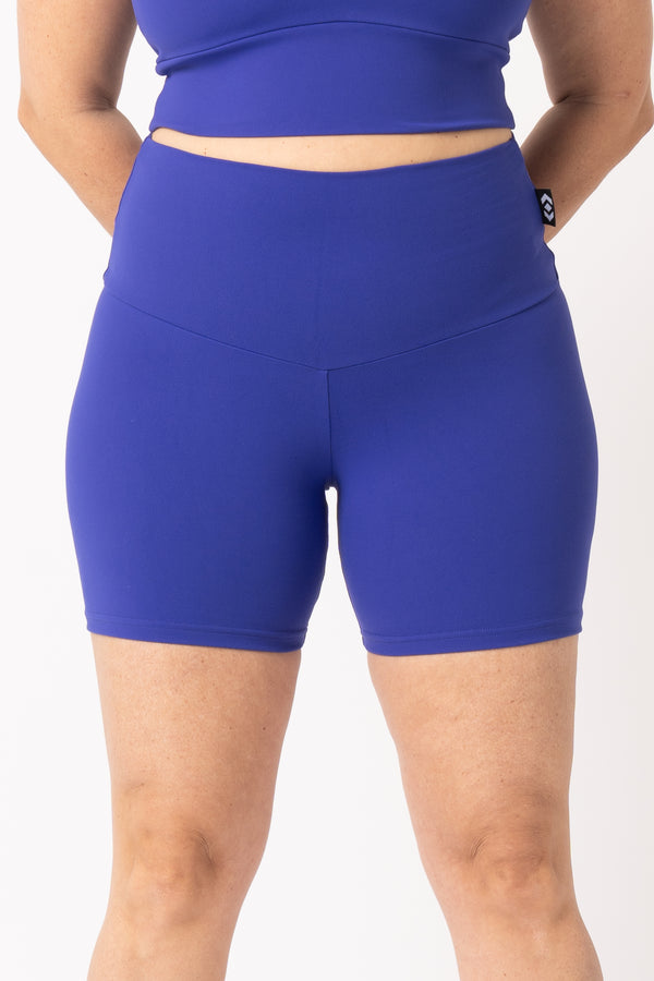 Royal Blue Body Contouring - High Waisted Booty Shorts