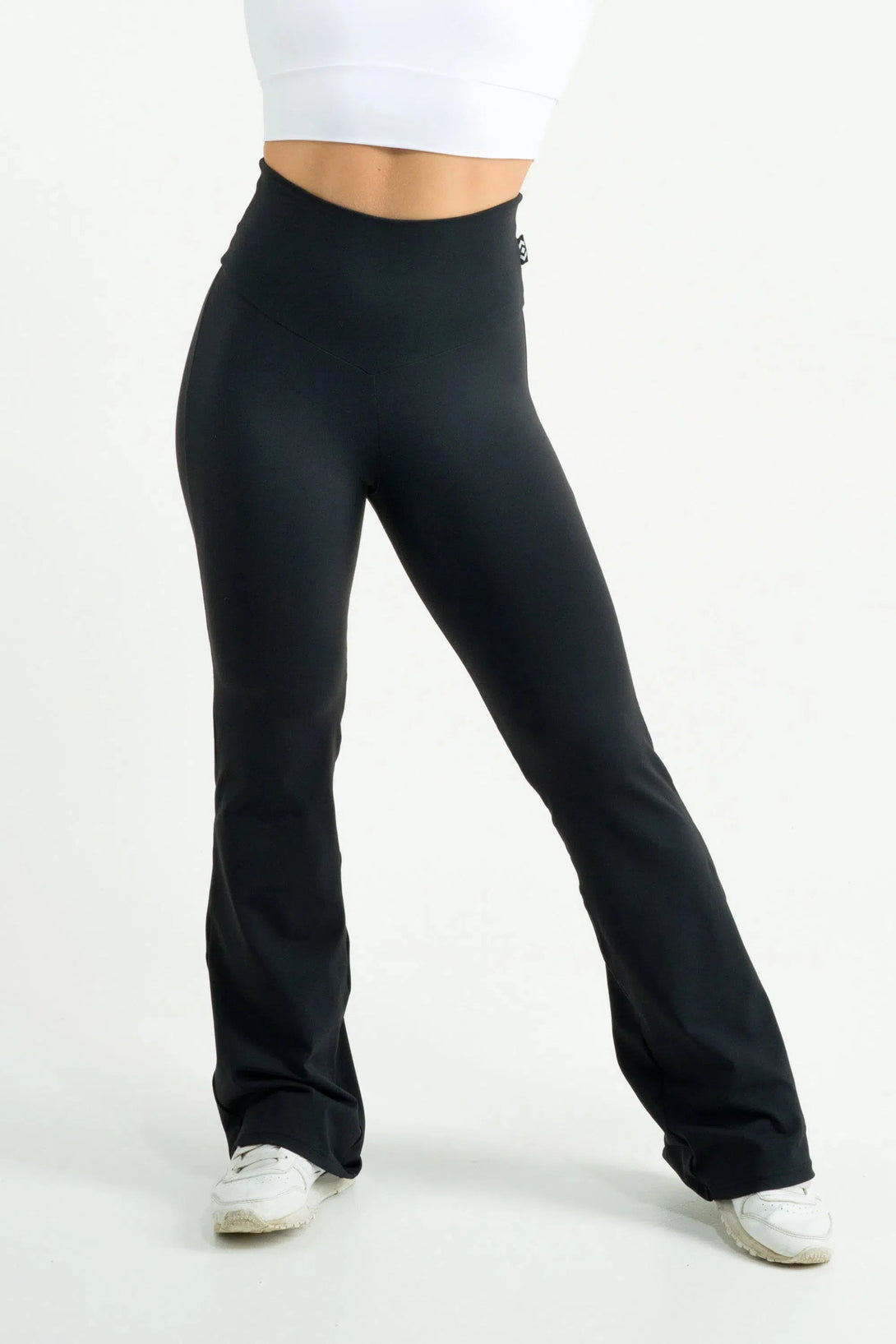 Comfy Cotton High Waisted Bootleg Pant Black – Exoticathletica