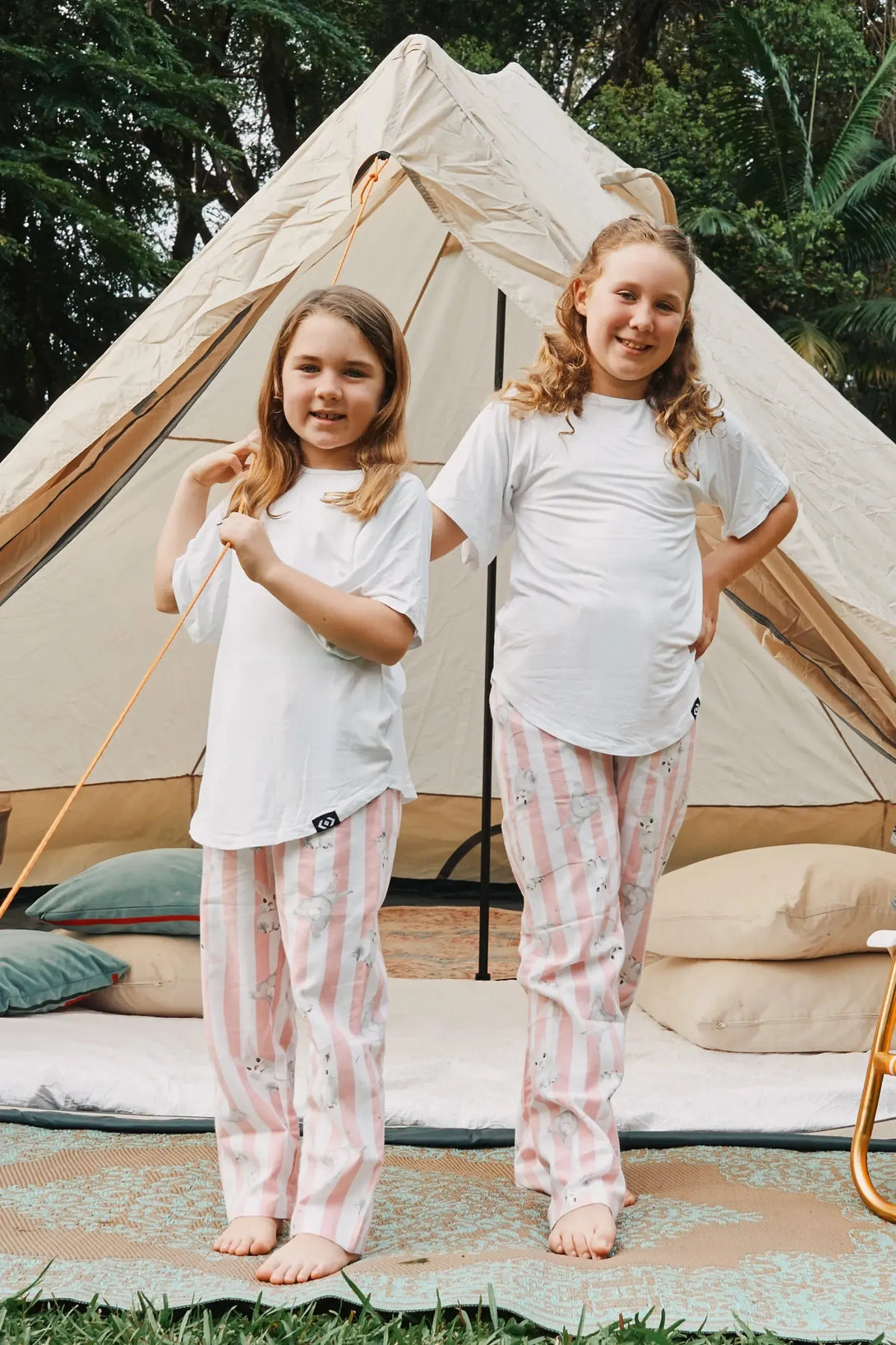 Flanelette Kids Sleep Pant - Bunny-Activewear-Exoticathletica