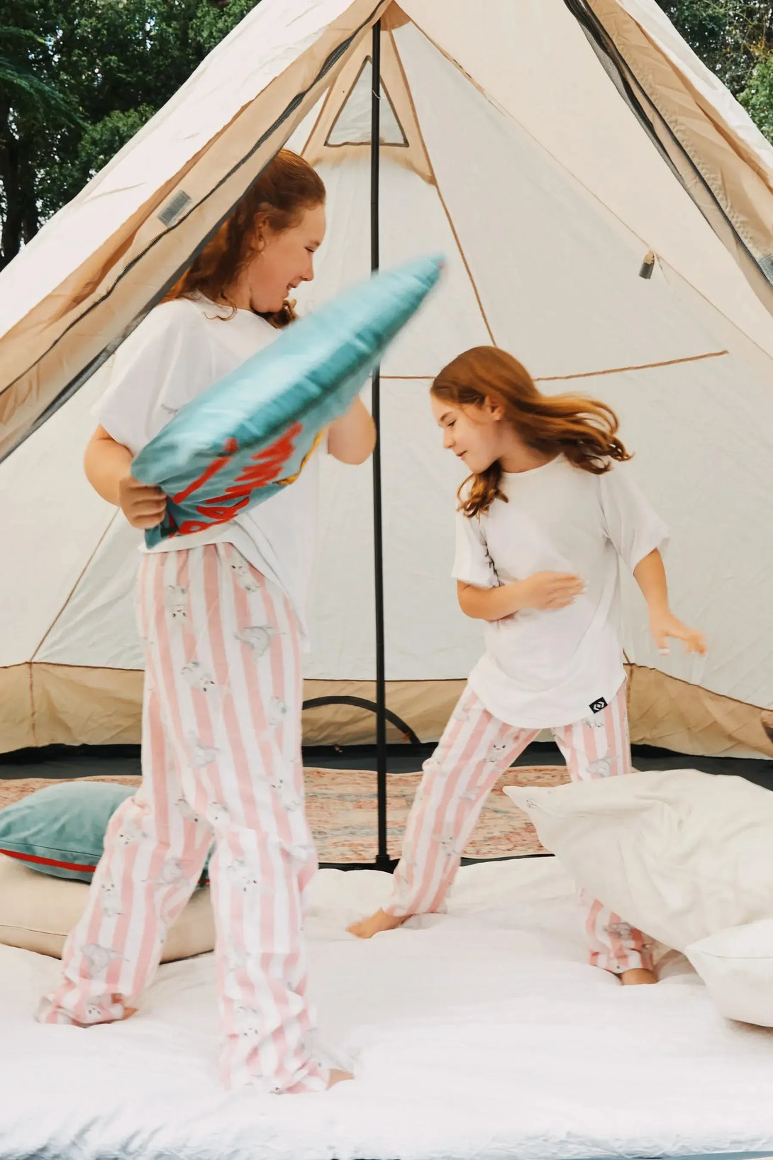 Flanelette Kids Sleep Pant - Bunny-Activewear-Exoticathletica