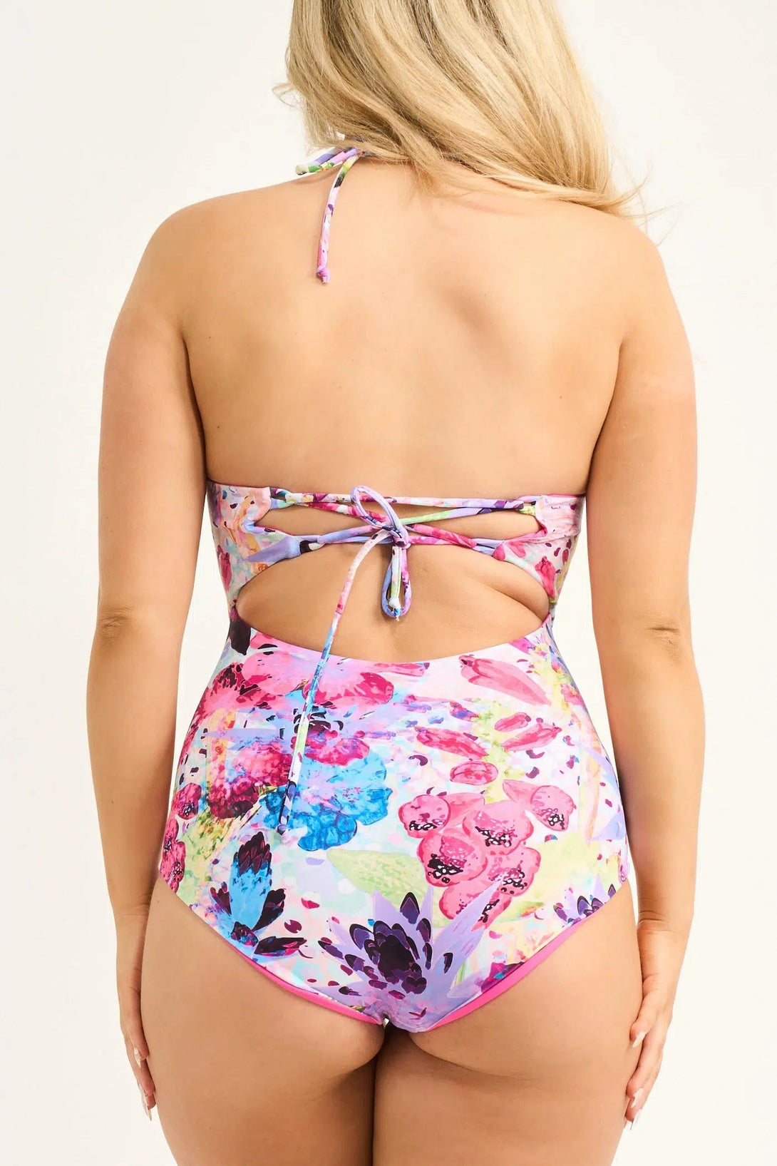 Silky Reversible Bralette One Piece W/ Extra Coverage Bottoms - Blessings-Activewear-Exoticathletica