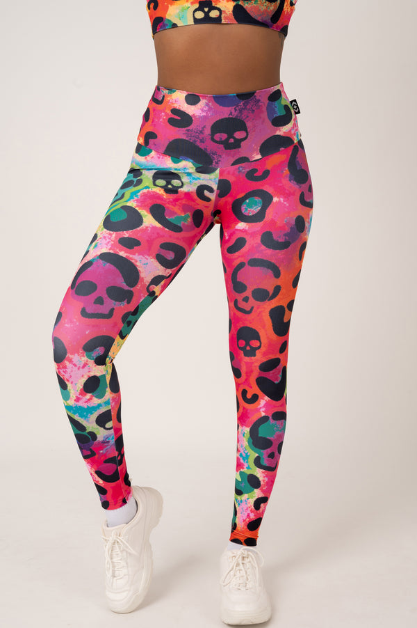 Rave In The Grave Performance - High Waisted Leggings