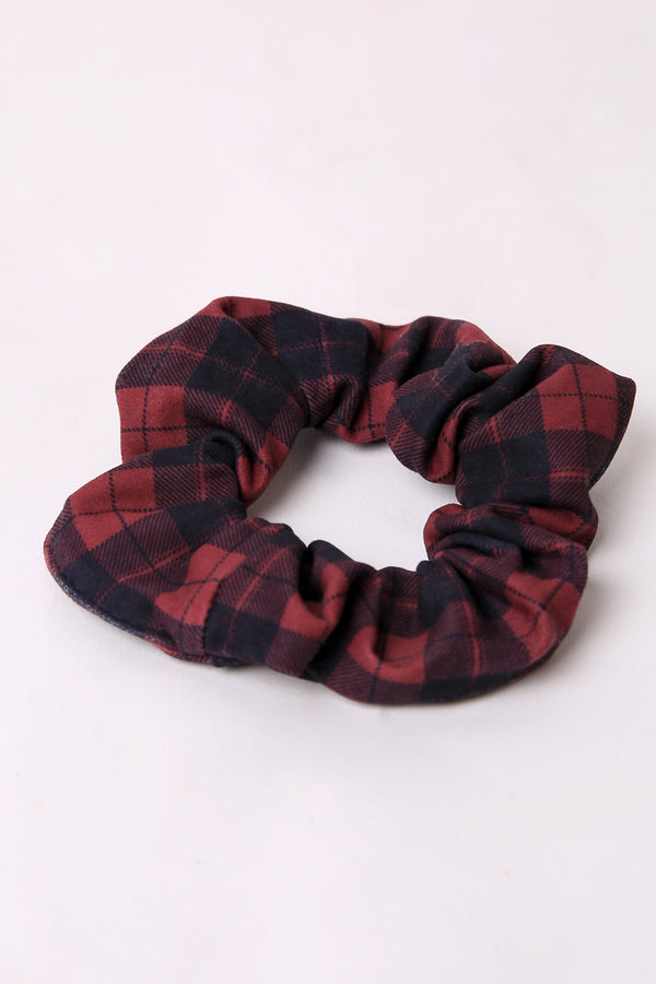 Check Me Out Red Double Brushed Performance - Scrunchie