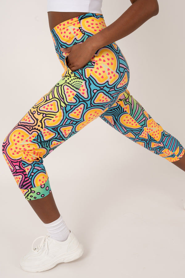 Bless Your Heart Soft To Touch - Jogger Capris W/ Pockets
